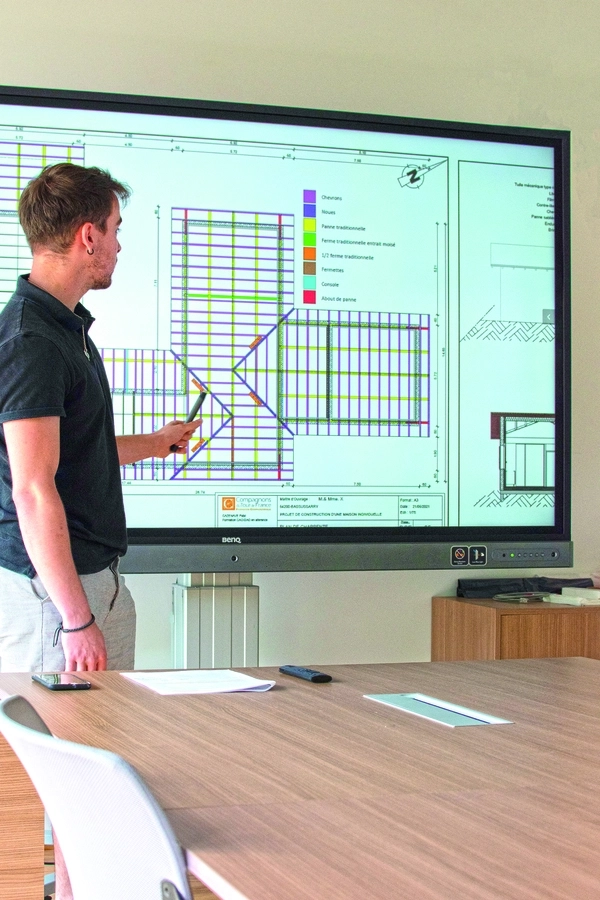 Métrage des bâtiments