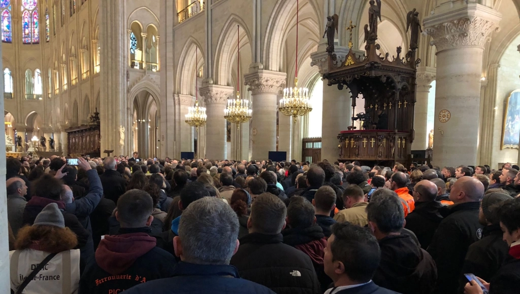 Cérémonie de réouverture de Notre-Dame