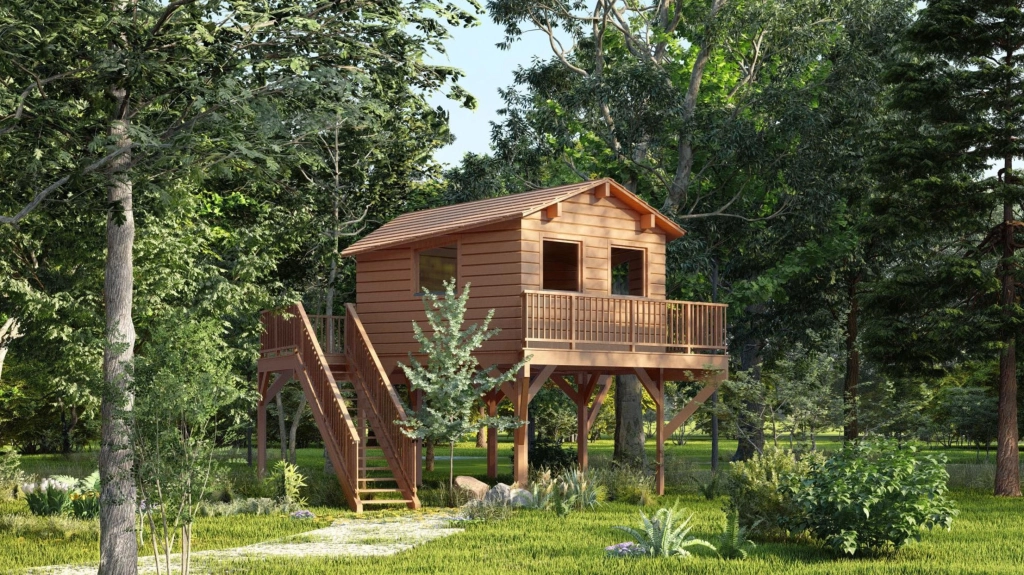 Cabane à l’ancienne pépinière de Lons